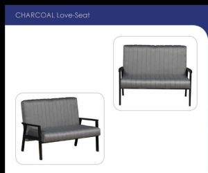 Charcoal Love-Seat