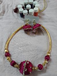 silk thread jewel set