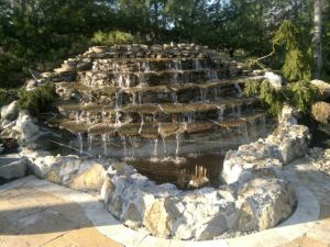 fountain waterfall