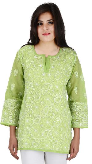 Ladies Embroidered Short Kurti