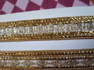 Glitter Golden Suit Laces