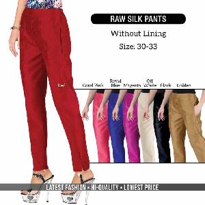 Raw Silk Pant