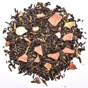 Orange Cinnamon Whole Leaf Green Tea