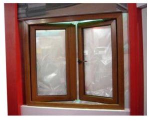 Brown High Quality UPVC Window