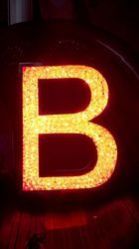 Crystal LED Letters