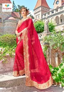 triveni padmavati designer work georgette sarees