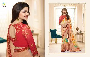 vinay starwalk vol27 georgette designer sarees catalog