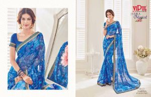 33111 series designer georgette sarees