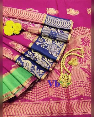 vb peacock kota silk sarees with running blouse