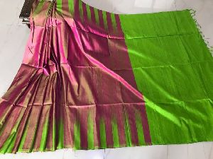 gadwal soft silk handwoven jute sarees