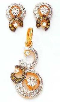 Gold Plated Pendant Set-03