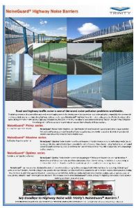 Highway Noise Barriers