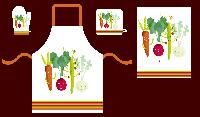 Apron, Glove, Pot Holder & Kitchen Towels