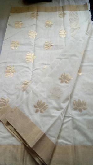 Lotus Booti Work Sarees