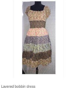 Multi Colored Striped Bobbin Dresses