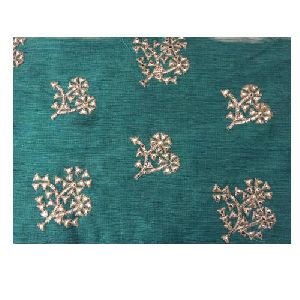 Banglory silk embroidery fabric