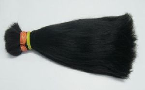 Black Single Drawn Human Hair