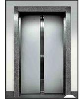 glass auto door elevator