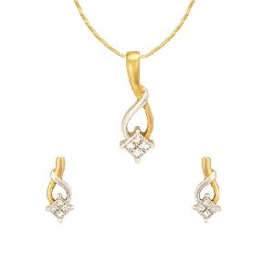 Gold Pendant Set