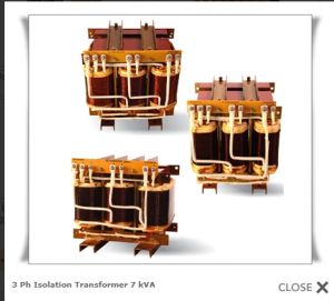 Three Ph Isolation Transformer