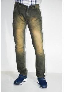 Mens Faded Fancy Jeans