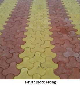 Paver Block Fixing Work