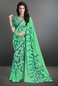 Shaily Printed Georgette Saree