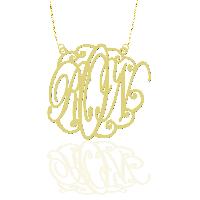 Orosilber Monogram Pendant