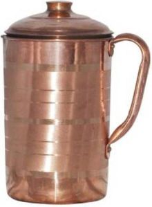 INDIAN CRAFTIO COPPER DESIGNED LUXURY WATER JUG