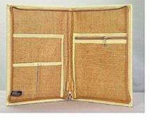 Jute file folder With Zip