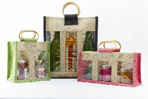 Jute Lunch Window Bags