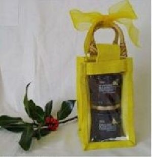 Jute Wine Window Bags