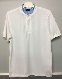 Mens Henley Neck T-Shirt