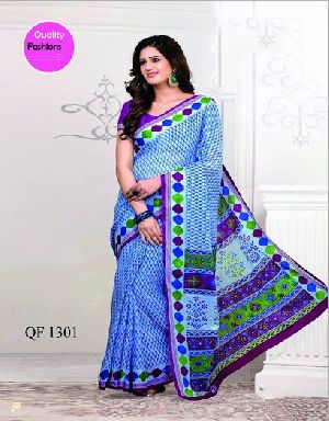 Voile Pure Cotton Saree