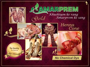 AMARPREM GOLD - JUMBO HENNA CONE