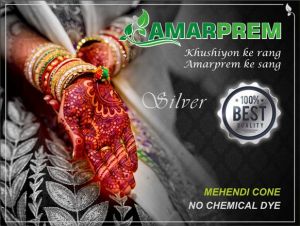 AMARPREM SILVER - HENNA CONE