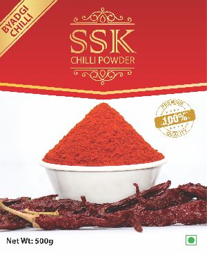 500 Gm SSK Byadgi Chilli Powder