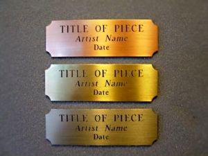 Customized Metal Name Plates