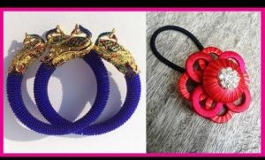 Silk Thread Hair Bands