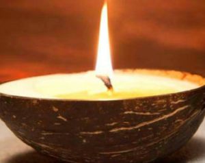 Coconut Shell Candles