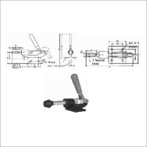 Push Pull Action Toggle Clamp Front Base