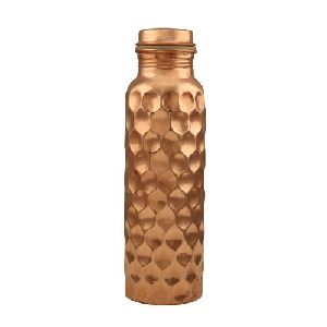 Copper Hammered Bottle