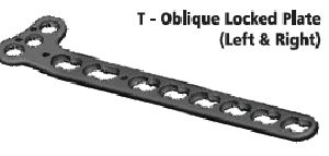 T-Oblique Upper Limb Plate