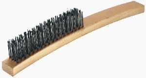 Four Row Stainless Steel Wire Brush