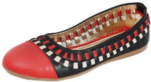 Red & Black Belly Shoes