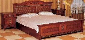 Carved Wooden Double Beds