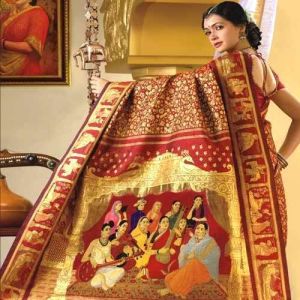 Stylish Kanchipuram Saree