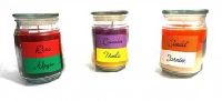 scented jar candle