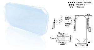 Rectangular Crystal Chamfered