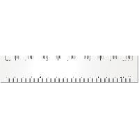 Elegant series plastic ruler